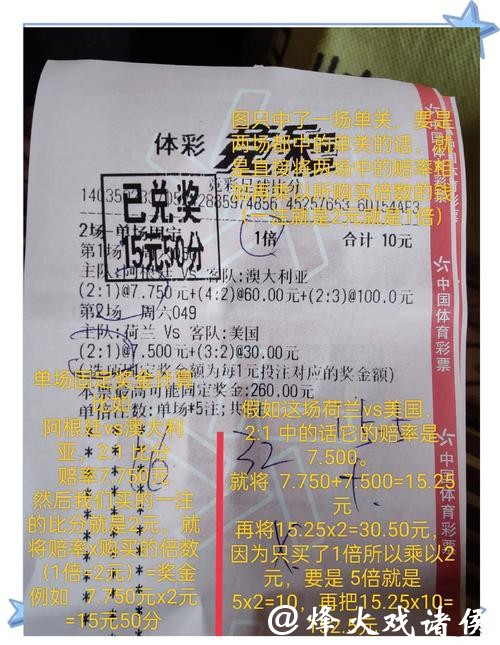 世界杯竞彩:如何利用赔率进行合理投注 世界杯竞彩:如何利用赔率进行合理投注